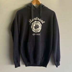 Montreal Québec Dark Navy Blue Hoodie